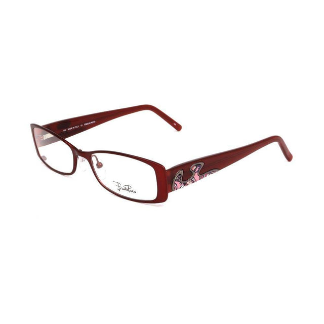 Emilio Pucci Red Metal Frames - Hilstor