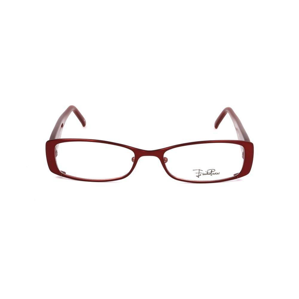 Emilio Pucci Red Metal Frames - Hilstor