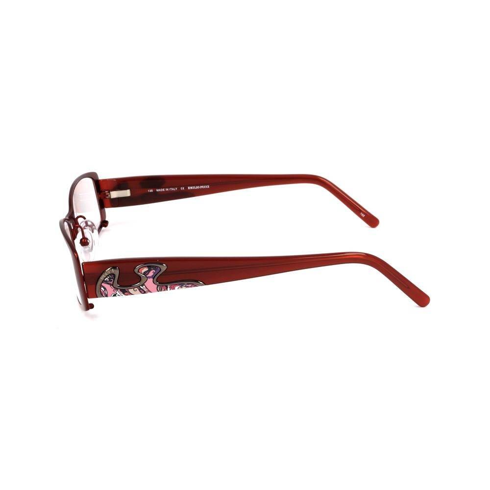 Emilio Pucci Red Metal Frames - Hilstor