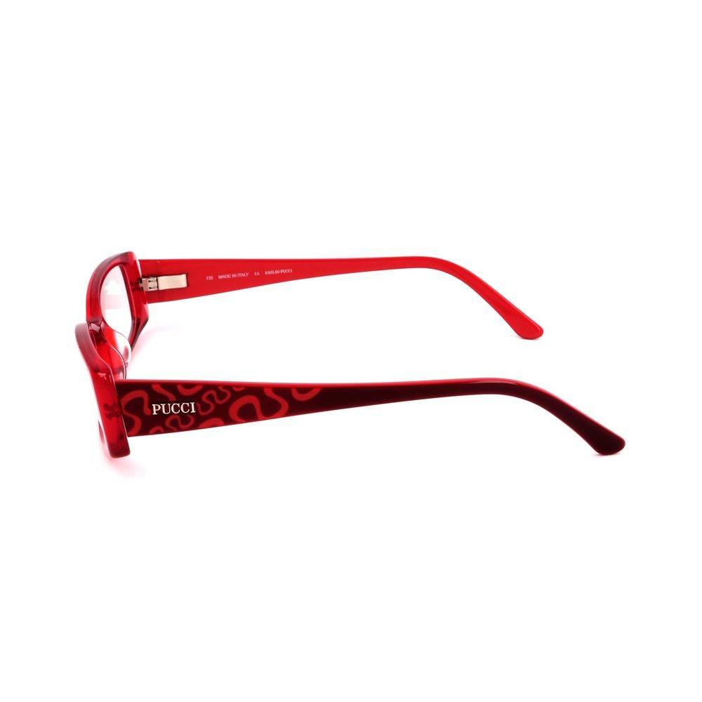 Emilio Pucci Red Plastic Frames - Hilstor