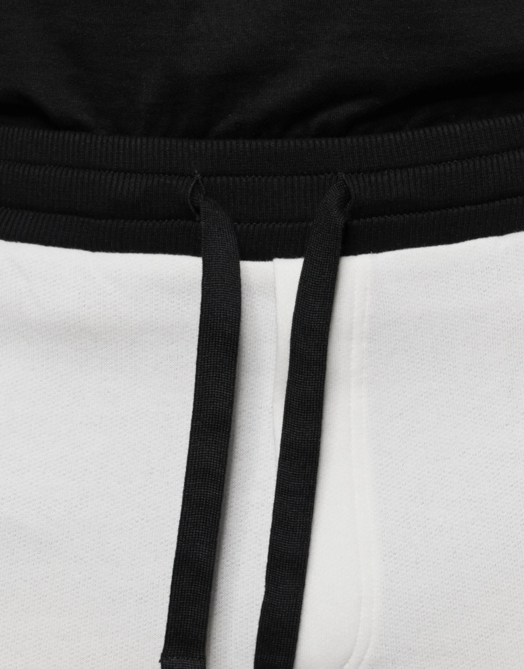 Dolce & Gabbana White Cotton Slim Men Jogger Sweatpants Pants - Hilstor