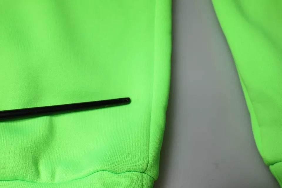 Dolce & Gabbana Neon Green Polyester Cargo Jogger Sweatpants Pants - Hilstor