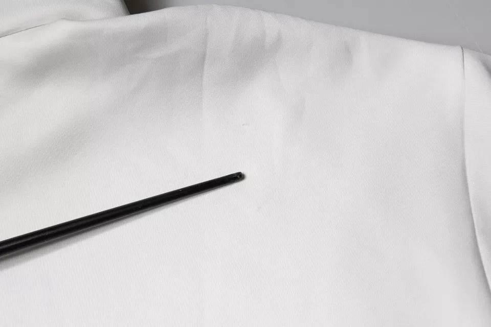 Dolce & Gabbana White D&G Logo Hooded Men Sweatshirt Sweater - Hilstor