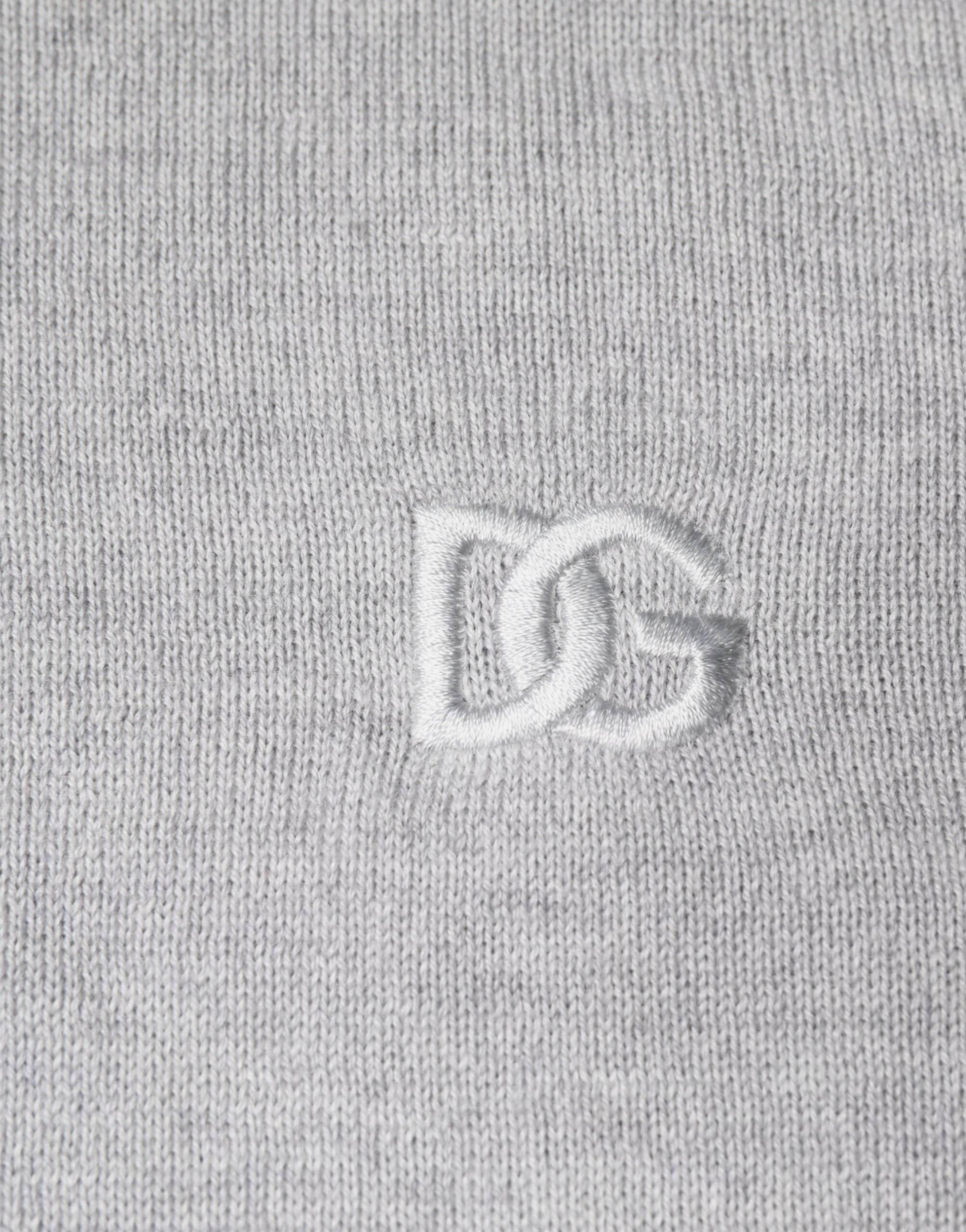 Dolce & Gabbana Light Gray Wool Crew Neck Pullover Sweater - Hilstor