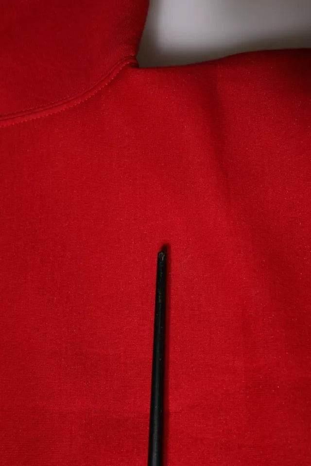 Dolce & Gabbana Maroon DG Logo Cotton Men Sweatshirt Sweater - Hilstor