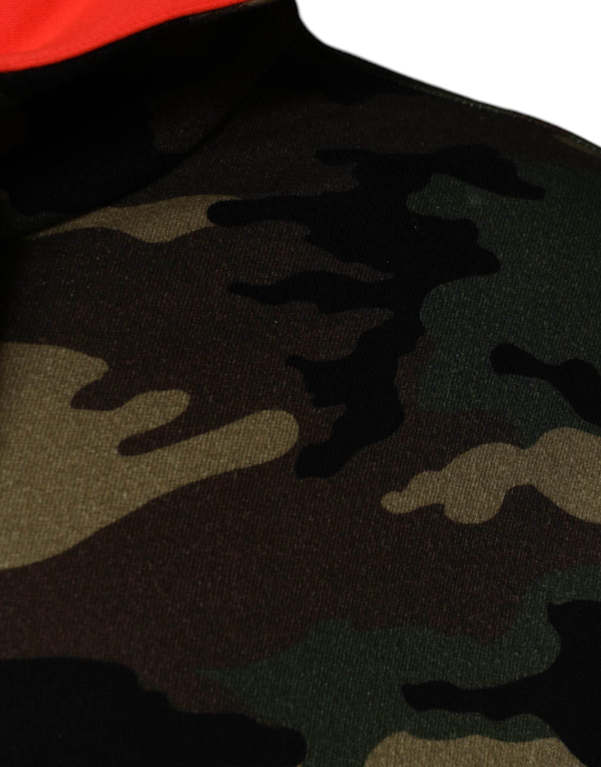 Dolce & Gabbana Multicolor Camouflage Hooded Men Sweatshirt Sweater - Hilstor