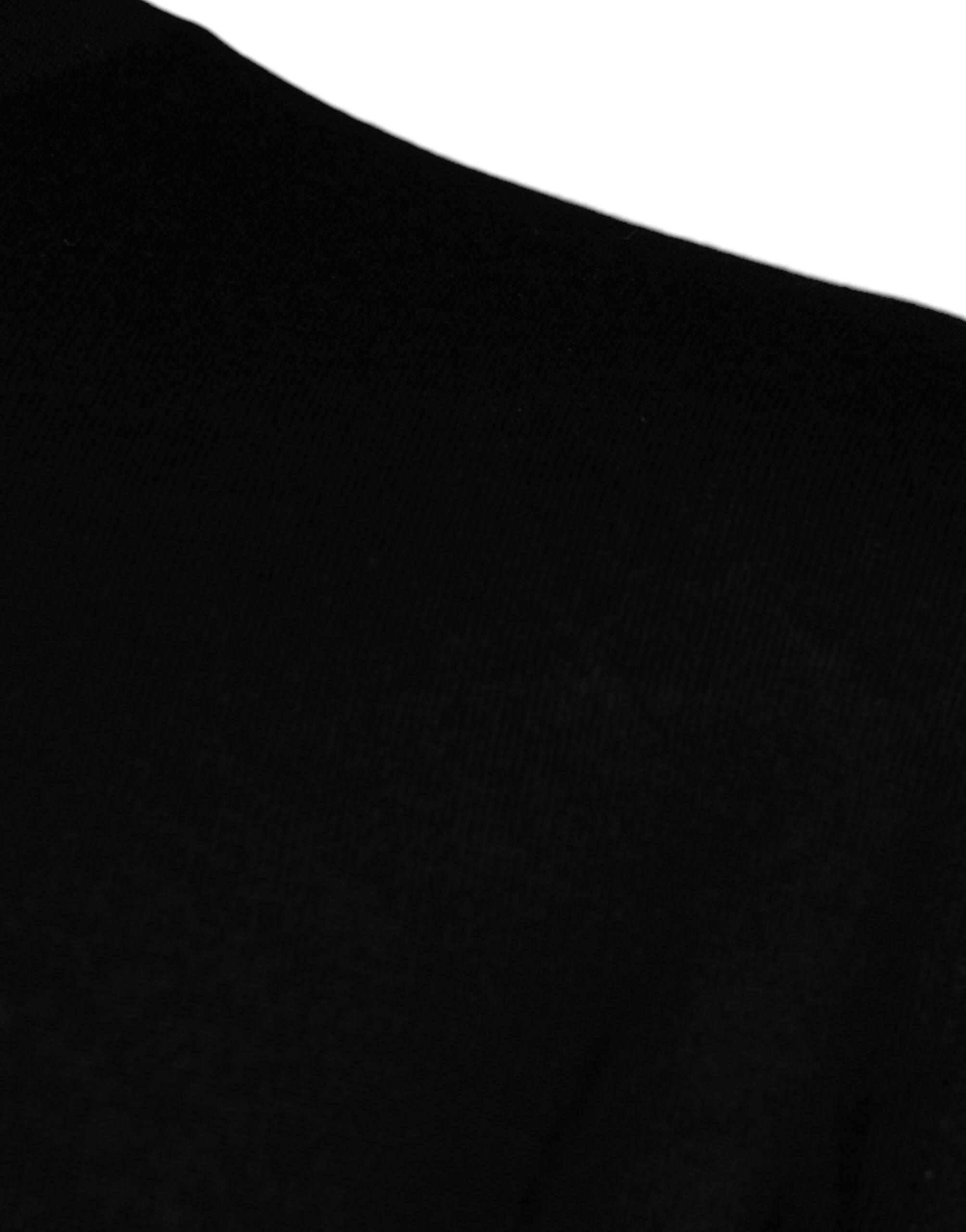 Dolce & Gabbana Black Long Sleeve Turtleneck Men Pullover Sweater - Hilstor