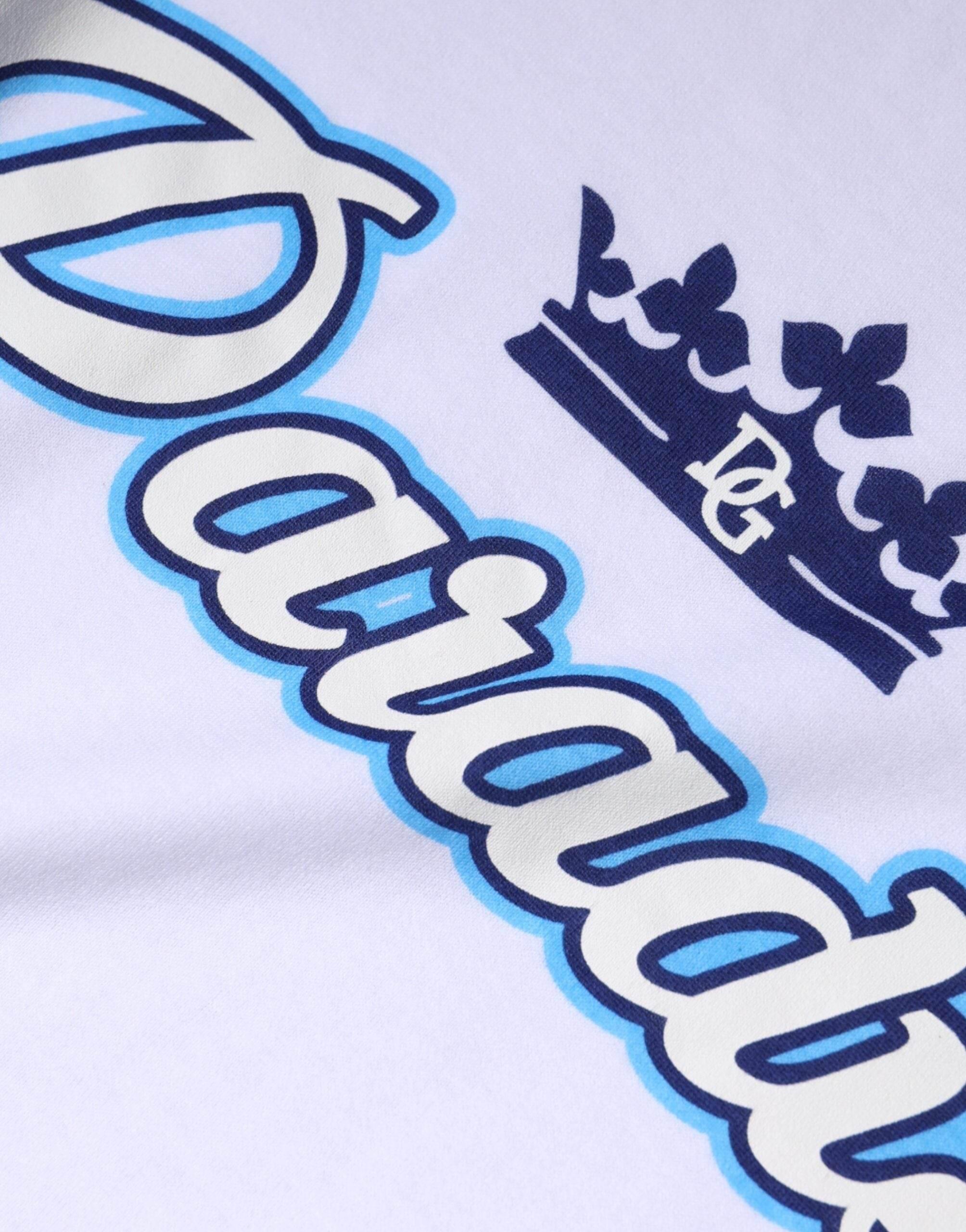 Dolce & Gabbana White Paradiso Cotton Shorts Sleeves T-shirt - Hilstor