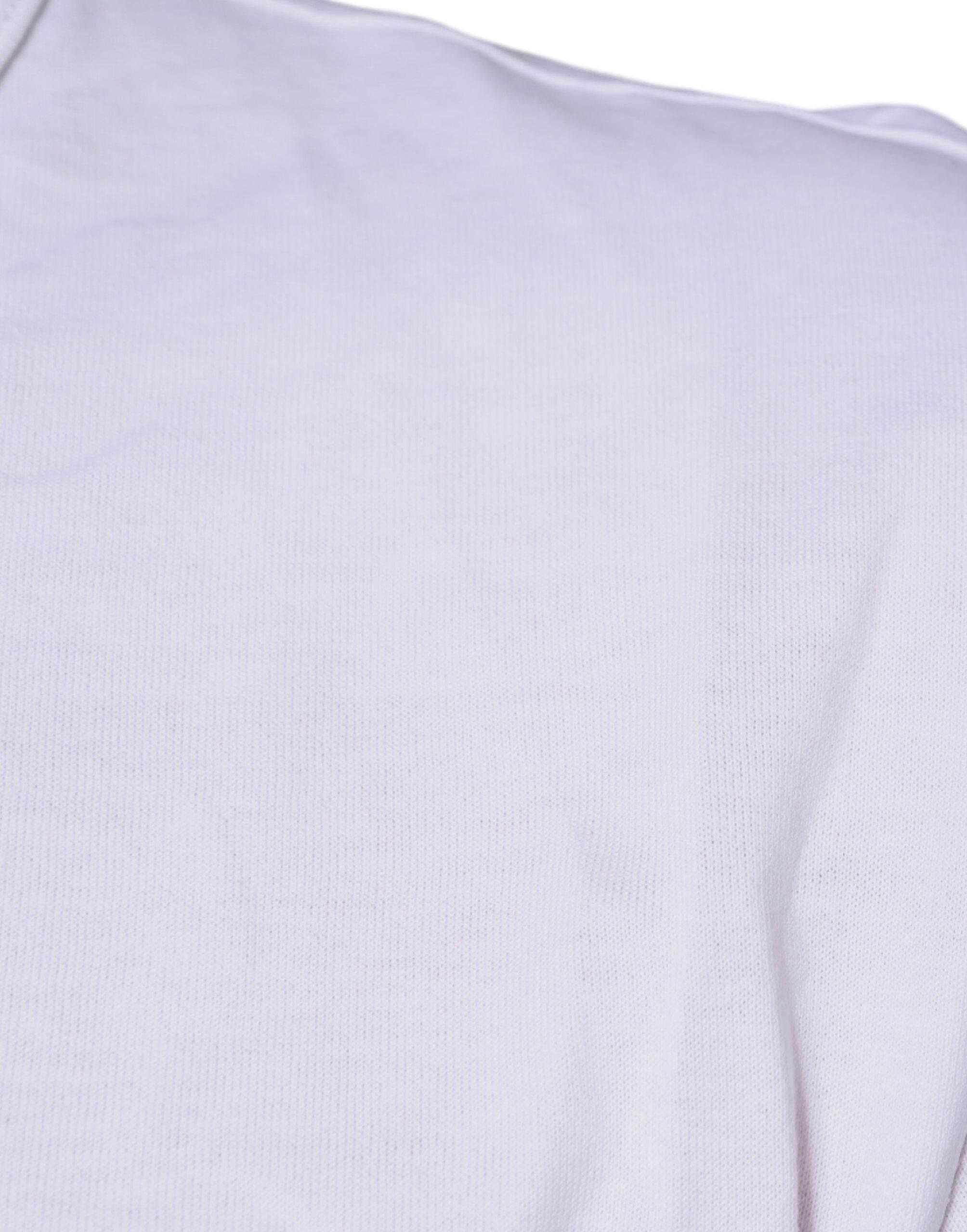 Dolce & Gabbana White Cotton V-neck Short Sleeves T-shirt - Hilstor