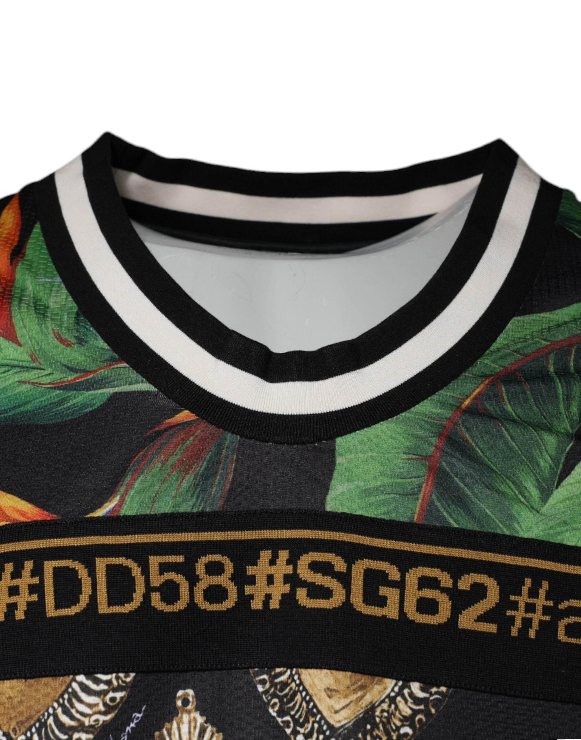 Dolce & Gabbana Multicolor Tropical Sleeveless Tank T-shirt - Hilstor