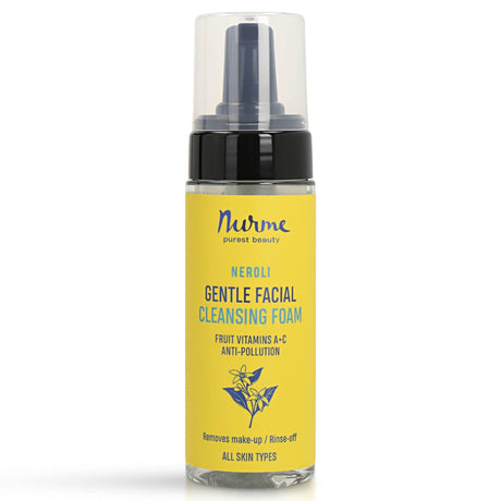 Gentle Neroli Cleansing Foam – 150ml, Natural Face Cleanser for All Skin Types, Made in Europe - Hilstor