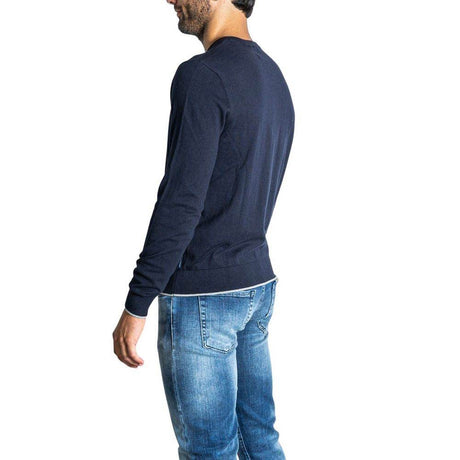 Armani Exchange Blue Cotton T-Shirt - Hilstor