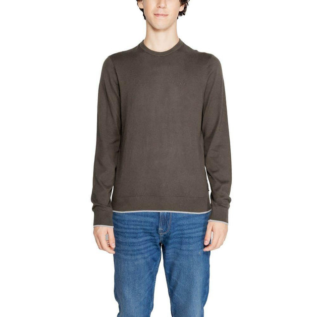 Armani Exchange Green Cotton T-Shirt - Hilstor