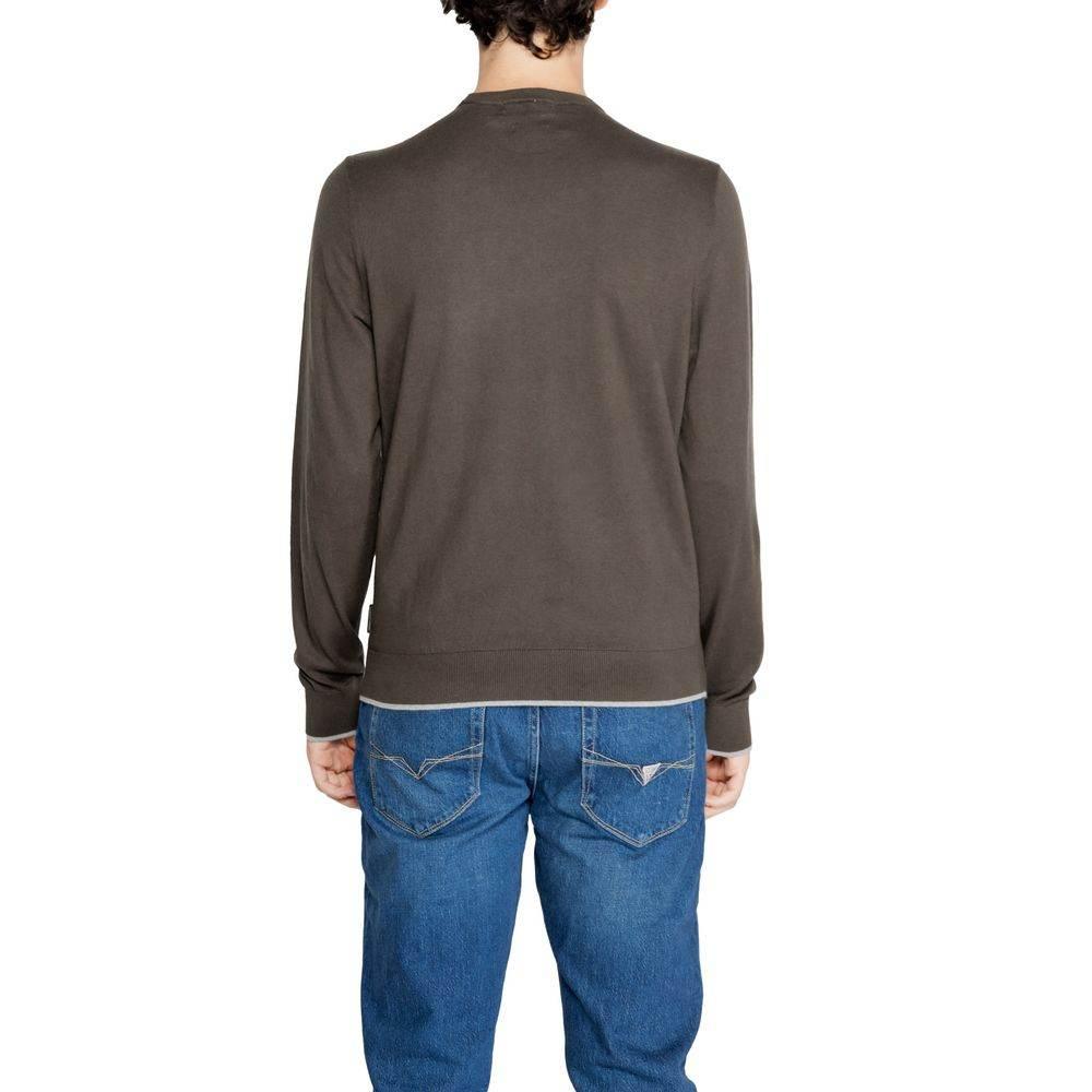 Armani Exchange Green Cotton T-Shirt - Hilstor