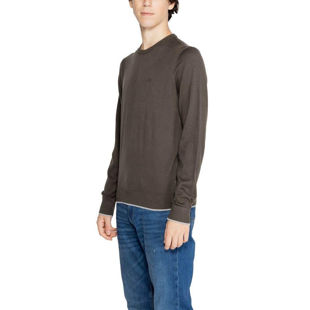 Armani Exchange Green Cotton T-Shirt - Hilstor