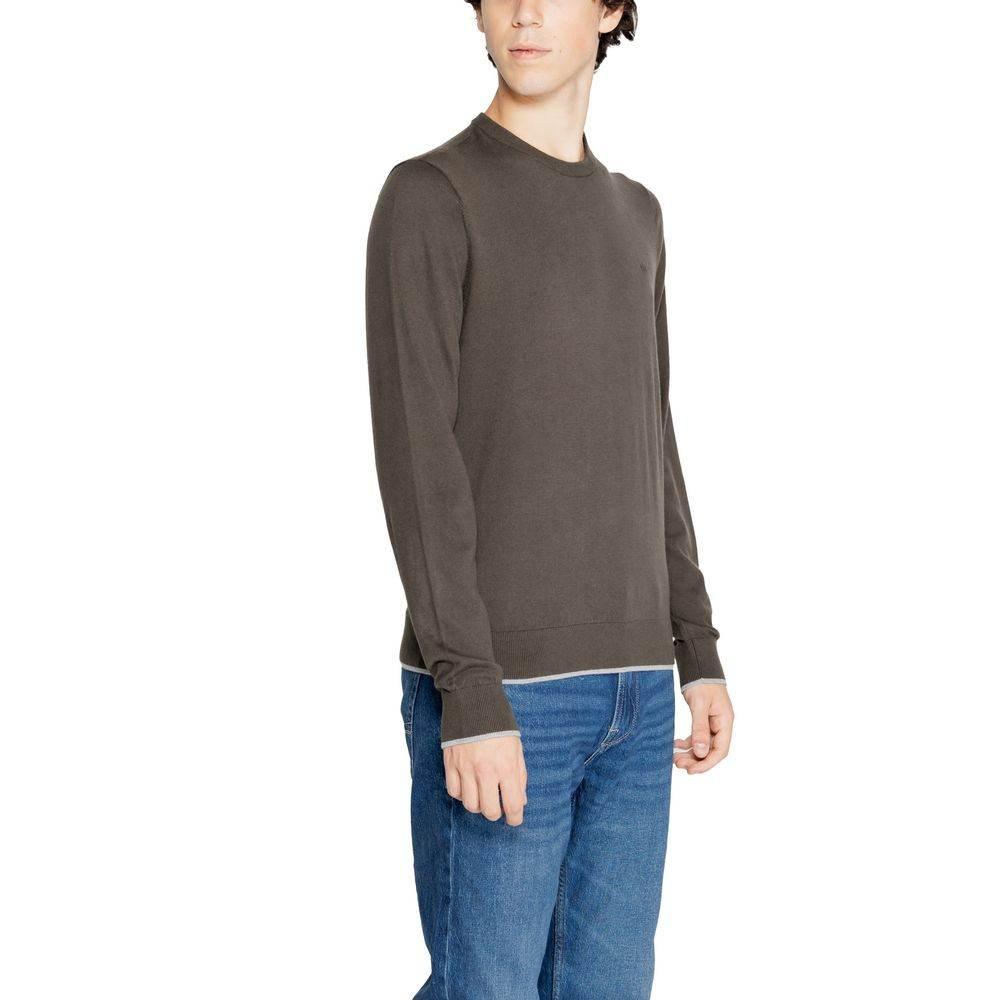 Armani Exchange Green Cotton T-Shirt - Hilstor