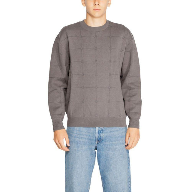 Armani Exchange Gray Cotton T-Shirt - Hilstor