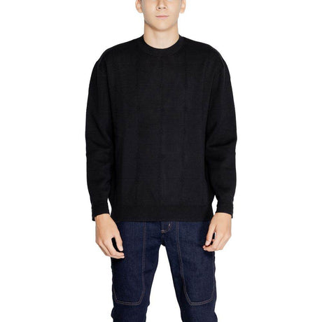 Armani Exchange Black Cotton T-Shirt - Hilstor