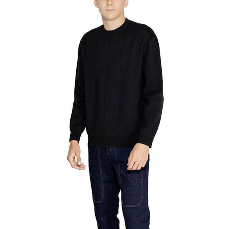 Armani Exchange Black Cotton T-Shirt - Hilstor