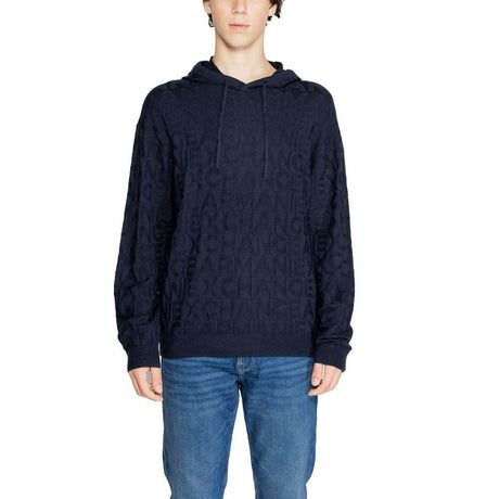 Armani Exchange Blue Viscose T-Shirt - Hilstor