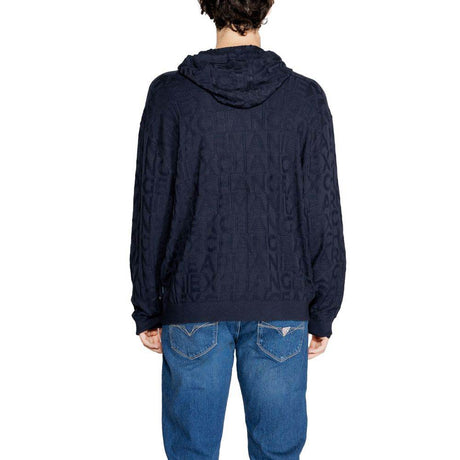 Armani Exchange Blue Viscose T-Shirt - Hilstor