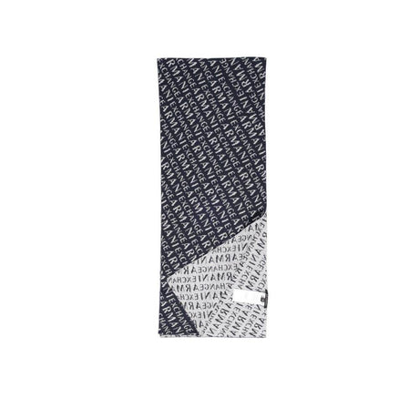 Armani Exchange Blue Polyamide Scarf - Hilstor