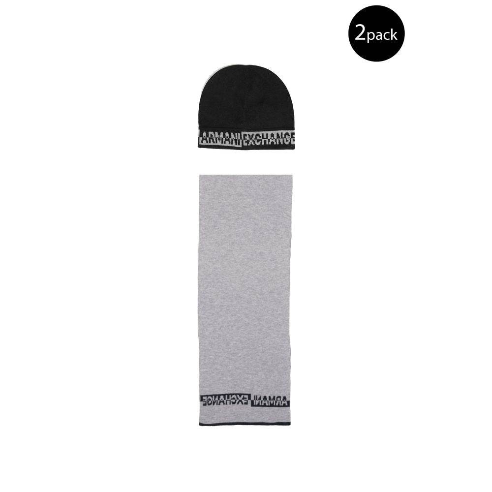 Armani Exchange Black Polyamide Scarf - Hilstor