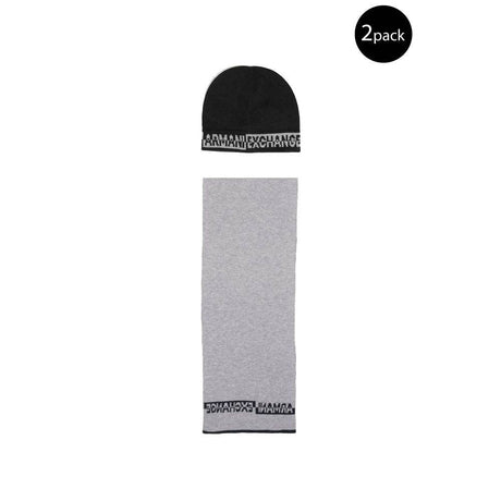 Armani Exchange Black Polyamide Scarf - Hilstor