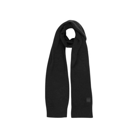 Hugo Boss Black Wool Scarf - Hilstor