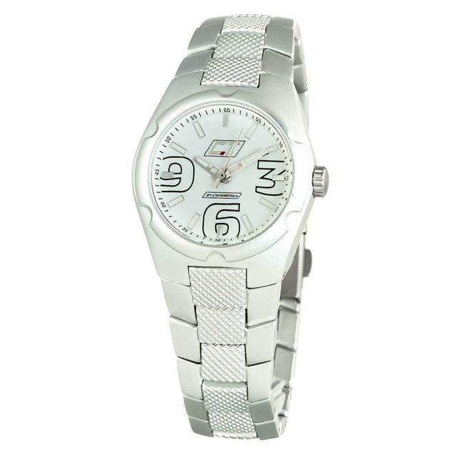 Chronotech Silver Steel Watch - Hilstor