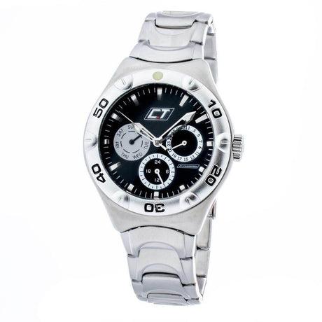 Chronotech Gray Stainless Steel Watch - Hilstor