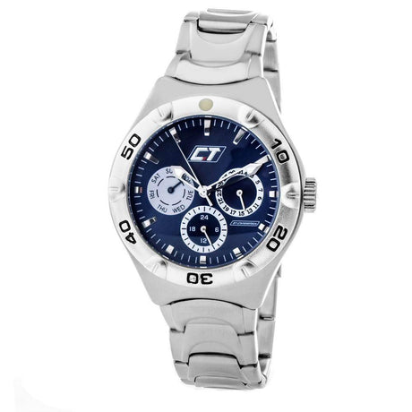 Chronotech Silver Stainless Steel Watch - Hilstor