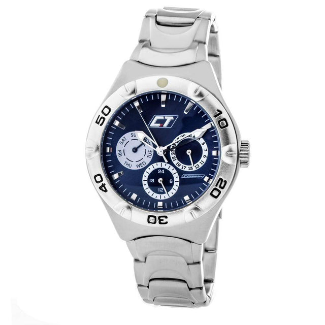 Chronotech Silver Stainless Steel Watch - Hilstor