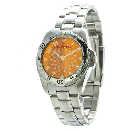 Chronotech Silver Steel Watch - Hilstor