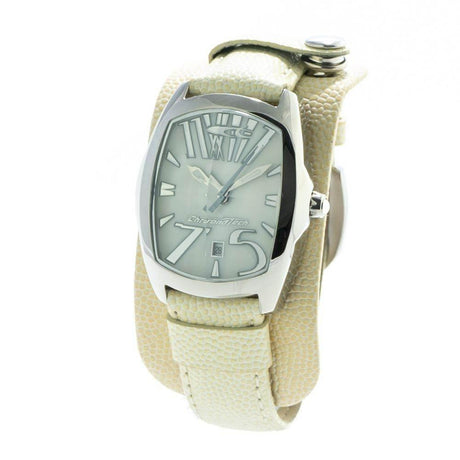 Chronotech Beige Leather Watch - Hilstor