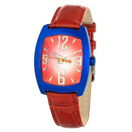 Chronotech Red Leather Watch - Hilstor