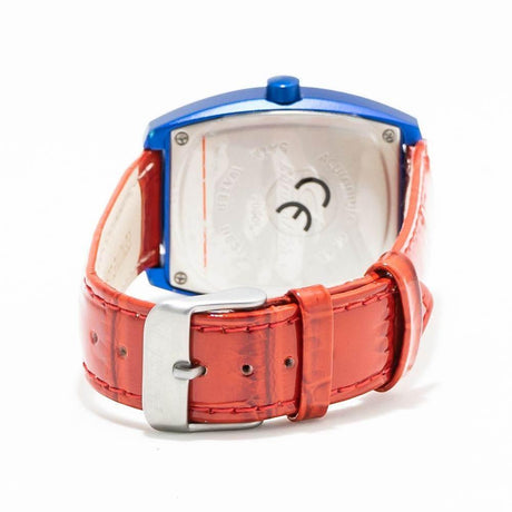 Chronotech Red Leather Watch - Hilstor