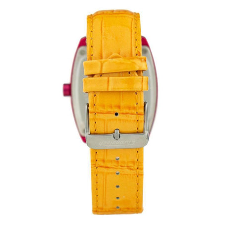 Chronotech Orange Leather Watch - Hilstor