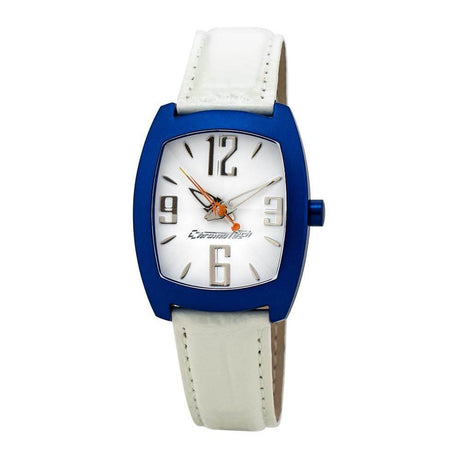 Chronotech White Leather Watch - Hilstor
