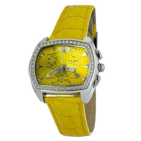 Chronotech Yellow Leather Watch - Hilstor