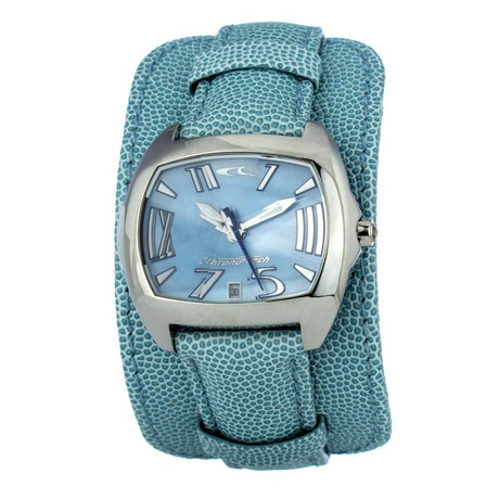 Chronotech Green Leather Watch - Hilstor