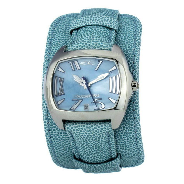 Chronotech Green Leather Watch - Hilstor