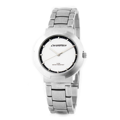 Chronotech Silver Steel Watch - Hilstor
