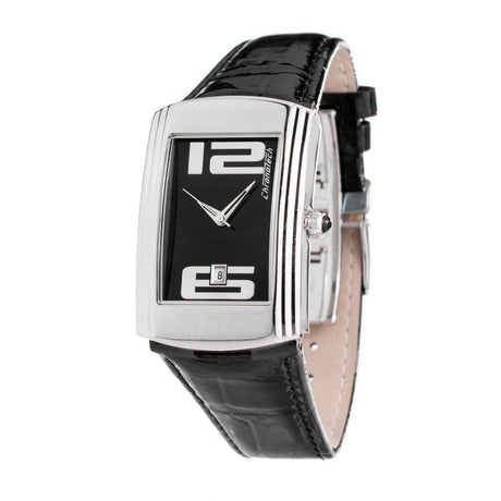 Chronotech Black Leather Watch - Hilstor