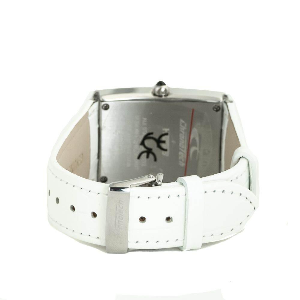 Chronotech White Leather Watch - Hilstor