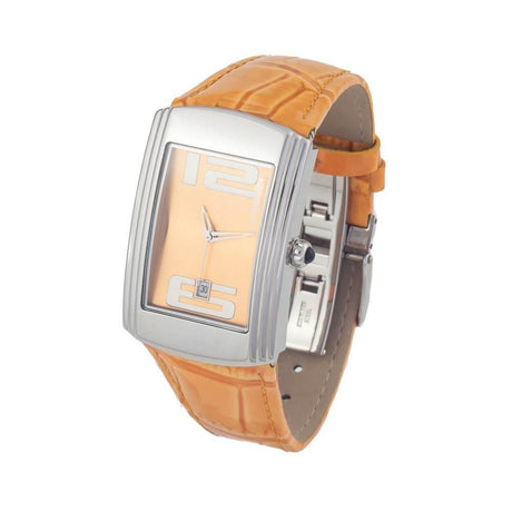 Chronotech Orange Leather Watch - Hilstor