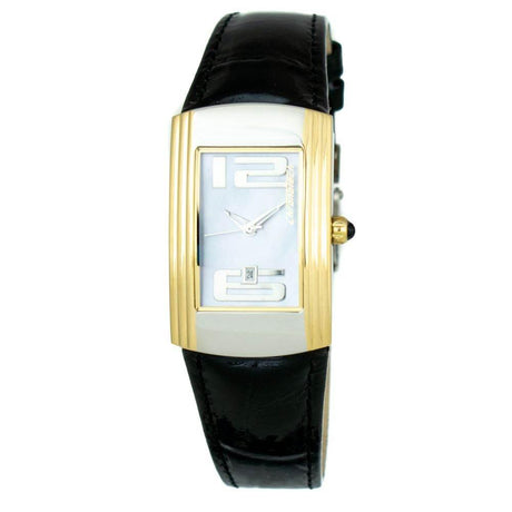 Chronotech Black Leather Watch - Hilstor