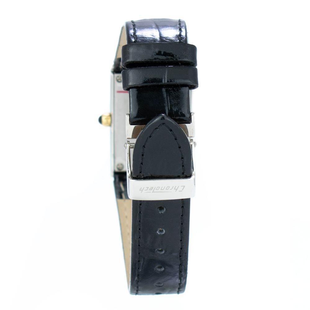 Chronotech Black Leather Watch - Hilstor