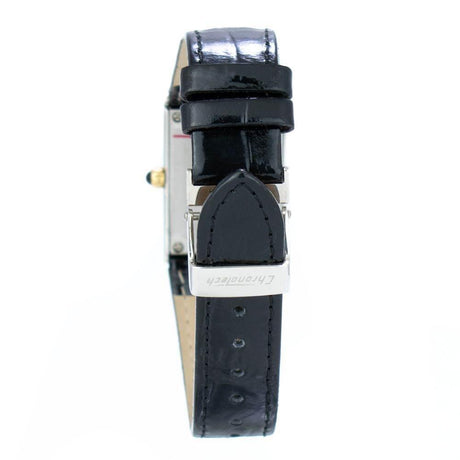 Chronotech Black Leather Watch - Hilstor