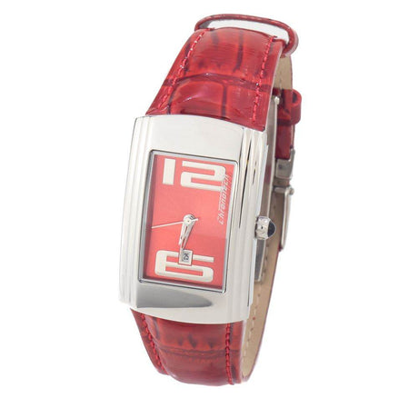 Chronotech Red Leather Watch - Hilstor